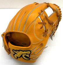Glove Studio RYU Pro Model Baseball Glove Mitt Japan Made Rare Gold Flame Design
