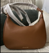 Mk Women Large Pebble Leather Shoulder Bag