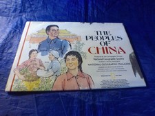 National Geographic Map of The Peoples of China July 1980