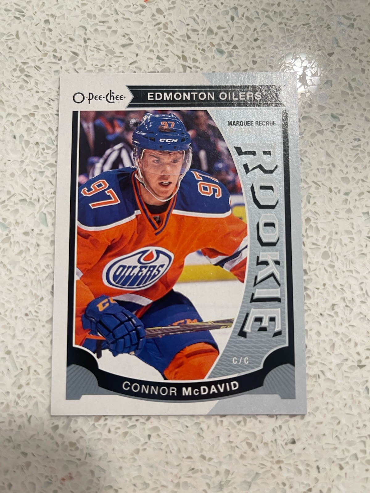 2015 O-PEE-CHEE UPDATE CONNOR McDAVID MARQUEE ROOKIE #U11 EDMONTON