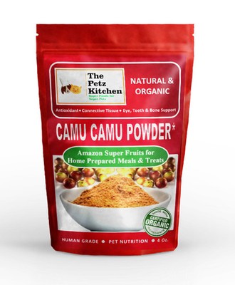 The Petz Kitchen Camu Camu Extract for Pets   Joint, Teeth & Eye, 4 Oz