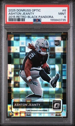 2025 Donruss Optic Ashton Jeanty Black Pandora (PSA 9)