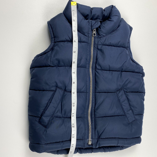 Old Navy Frostfrei Unisex Baby gefütterte Weste durchgehender Reißverschluss blau maritim Gr. 18-24m - Bild 9 von 9