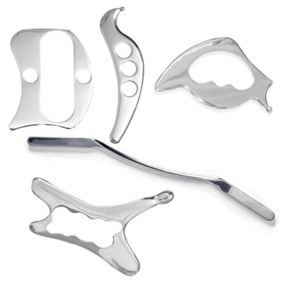 Stainless Steel Gua Sha Massage Scraper Face Body Muscle Fascia Recovery Beauty