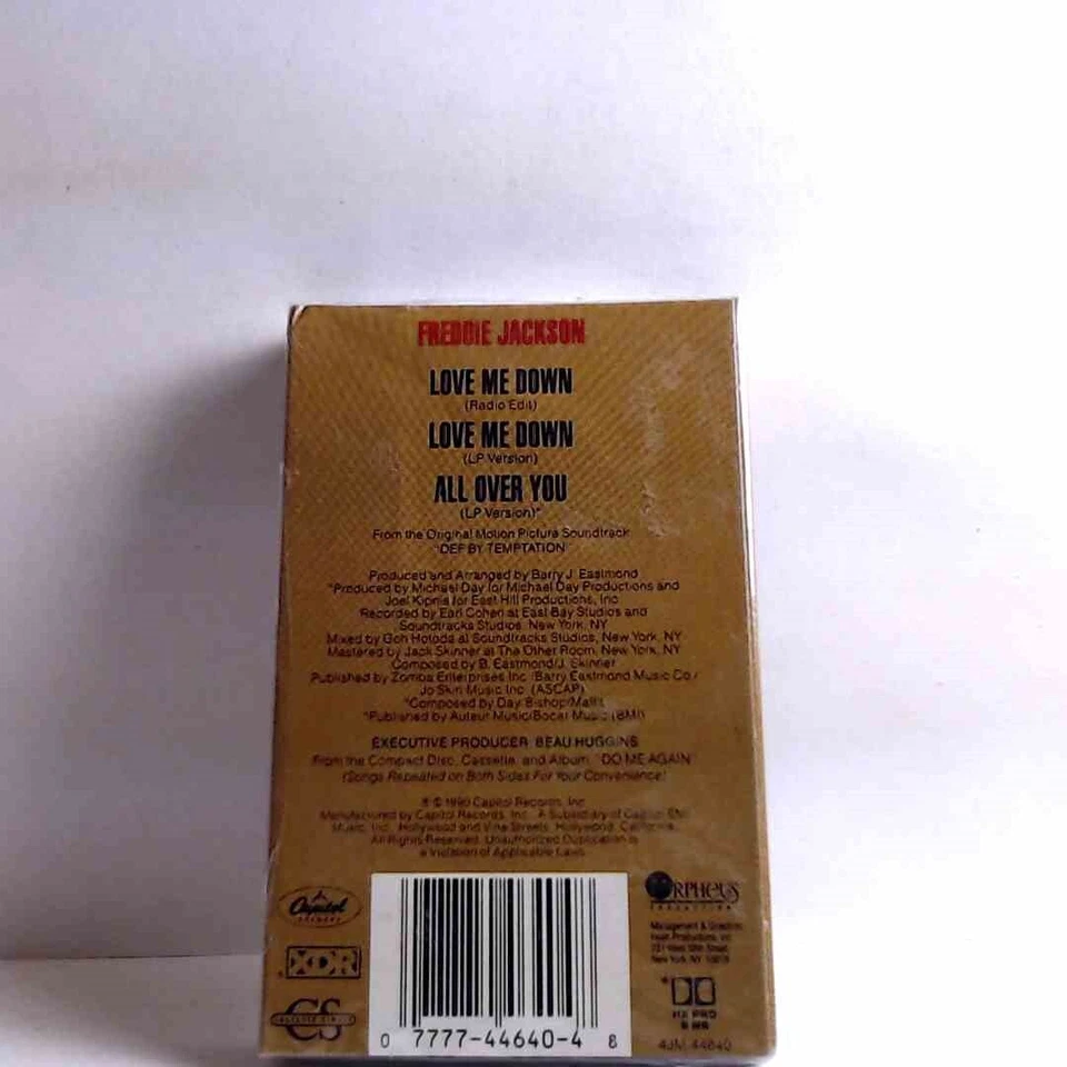 Freddie Jackson – Love Me Down (Cassette, Sealed, US, 1990, Capitol) CT251 - Image 2 of 2