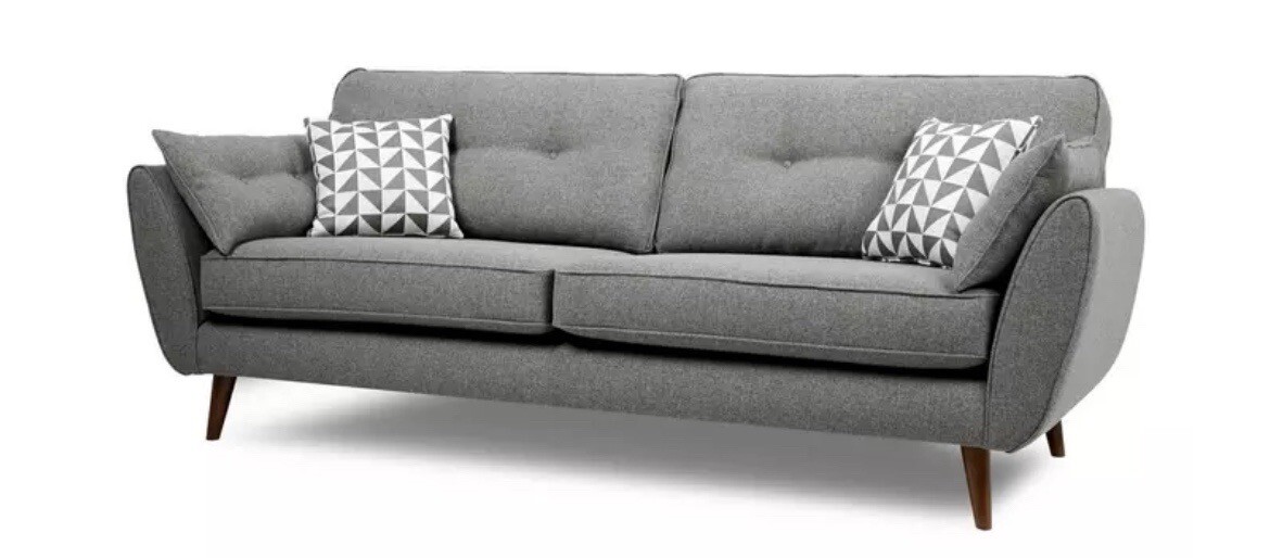 4 Seater Zinc Sofa And Storage Footrest eBay