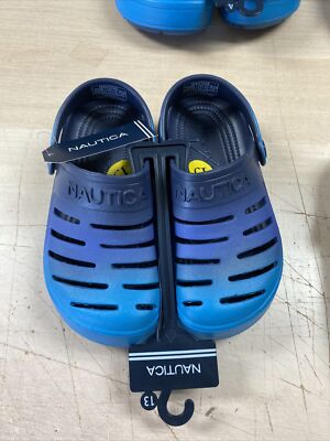 Nautica River Edge Youth Navy Cobalt Gradient KB3357 Size 13