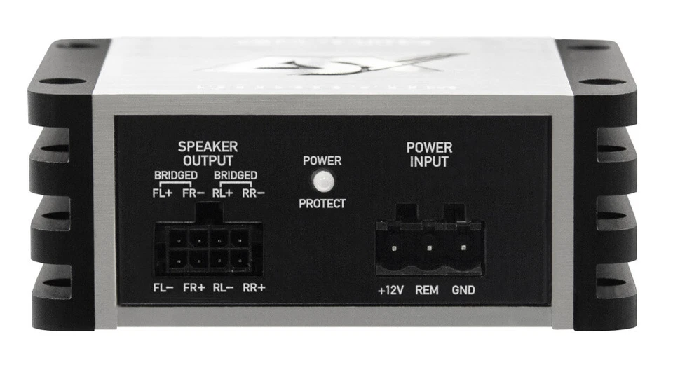 ESX QS-Four ISO 4-Kanal Endstufe Verstärker Plug nPlay hinter Radio klein mini - Bild 4 von 4