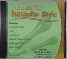 Kirk Franklin Volume 2 Christian Karaoke Style NEW CD G Daywind 6 Songs