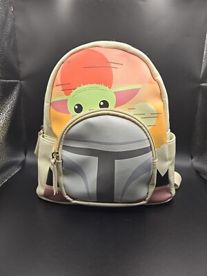 DANIELLE NICOLE X STAR WARS Mandalorian Tan & White Faux Leather Mini Backpack Danielle Nicole | Bags | Danielle Nicole X Star Wars  main image 3