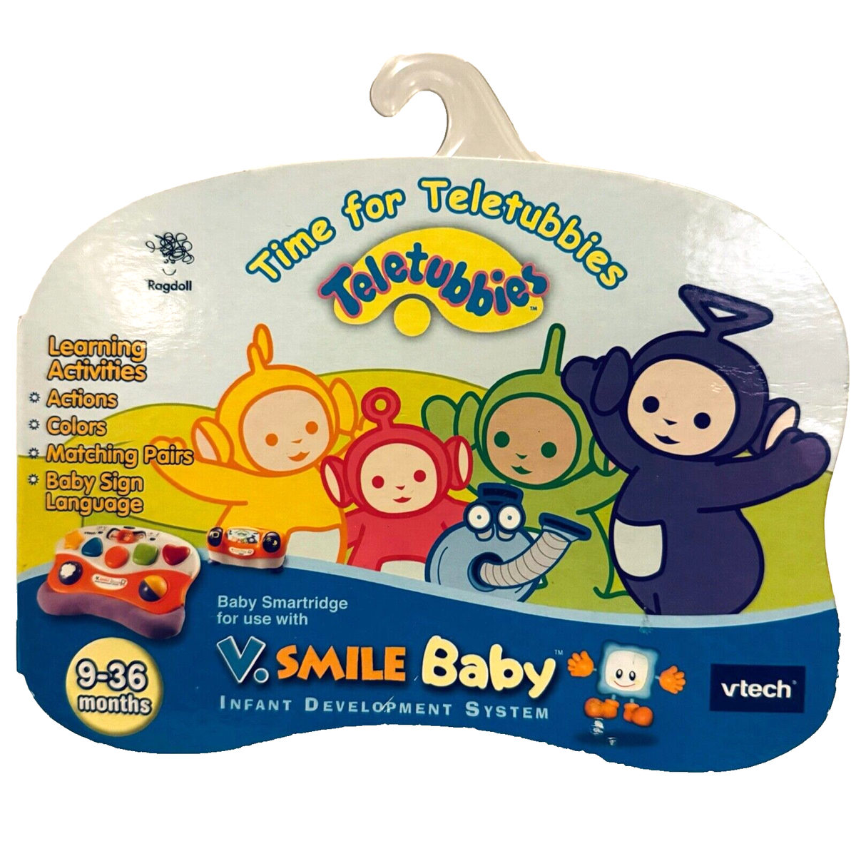 Teletubbies Time for Teletubbies Vtech V.Smile Baby Game Cartridge