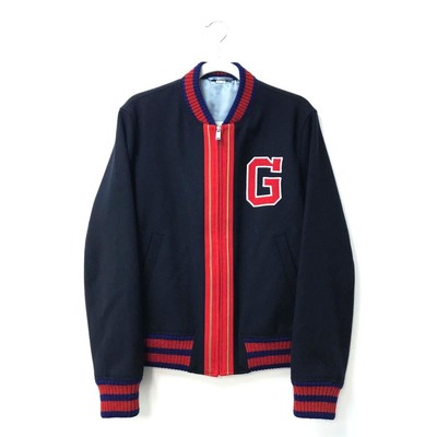 navy gucci jacket