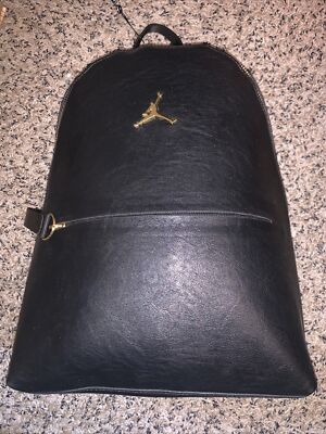 NIKE AIR JORDAN EVERYDAY ESSENTIAL BLACK AND GOLD BACKPACK [2A0612-023]