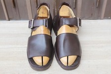 SANDALES PARABOOT CUIR 11 / 45 ETAT COMME NEUF MEN'S SHOES