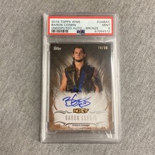 2019 Topps WWE Undisputed Baron Corbin Autograph PSA 9 MINT