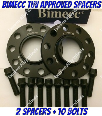 Alufelgen Spurverbreiterung 12mm BMW F32 F33 F36 M14X1,25 + verlängerte Schrauben B Bimecc