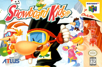 Snowboard Kids BOX ART Nintendo 64 Premium POSTER MADE IN USA