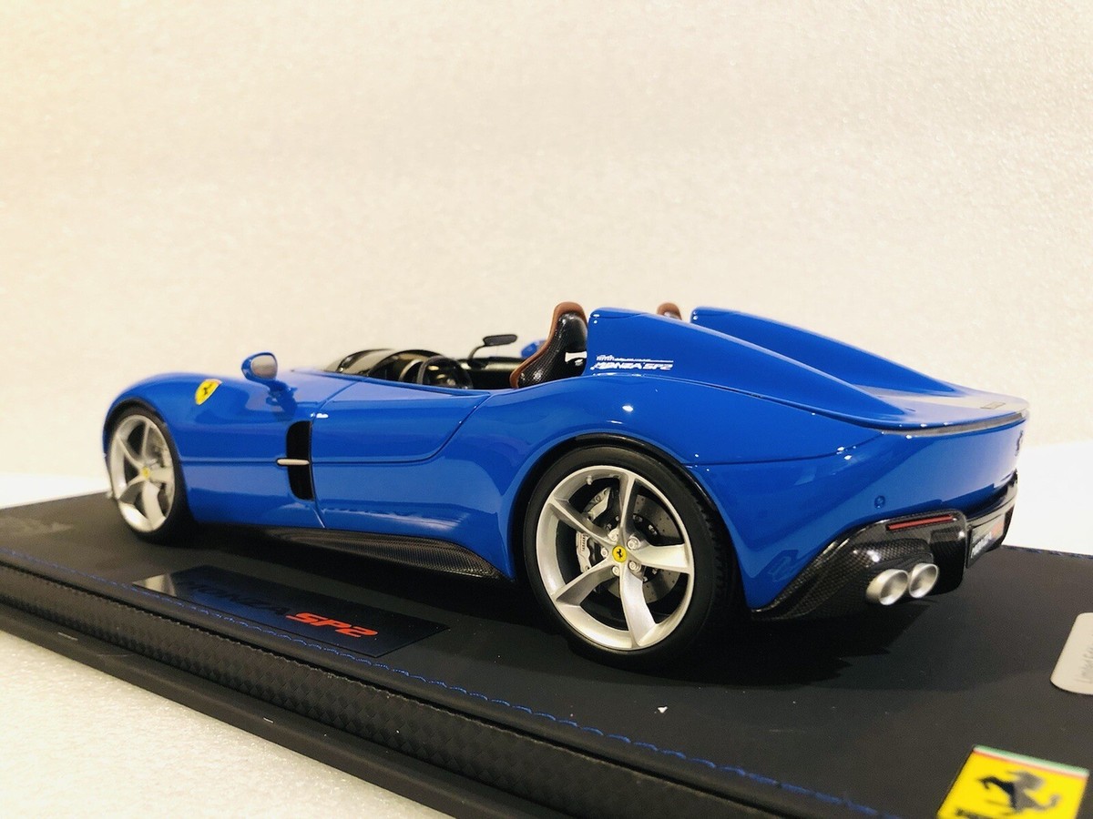 1/18 BBR Ferrari Monza SP2 Nova Blue/Grey Stripe limited 25