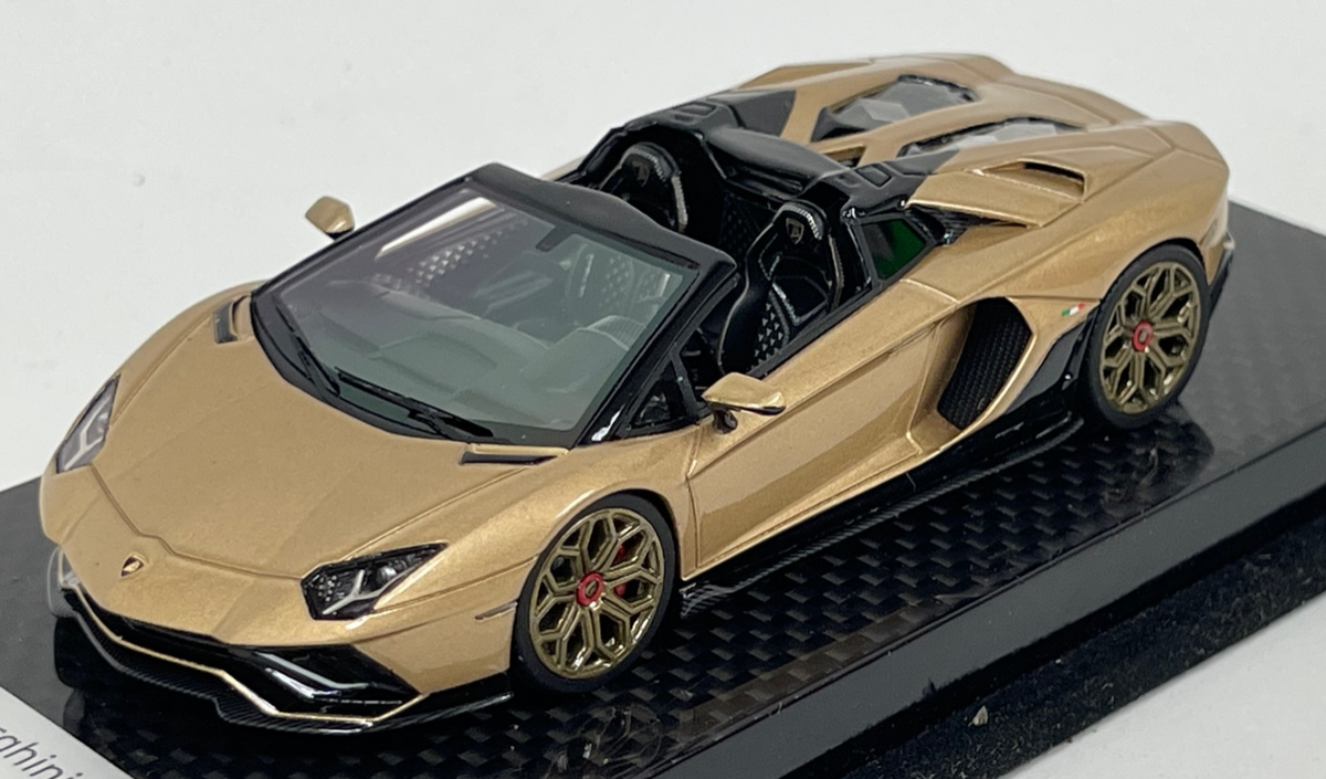1/43 Looksmart Lamborghini Aventador Ultimae Roadster Bronze Gold