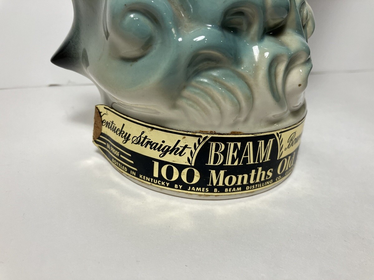 Jim Beam C. Miller Marlin Sailfish Whiskey Decanter 1957