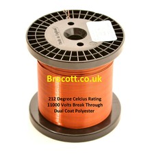 12AWG ENAMELLED COPPER WINDING WIRE, MAGNET WIRE, COIL WIRE 1KG Spool 12 GAUGE