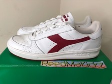 Diadora B.ELITE H SPORT Heritage Red White Mens C5147 MSRP 170 Made In Italy