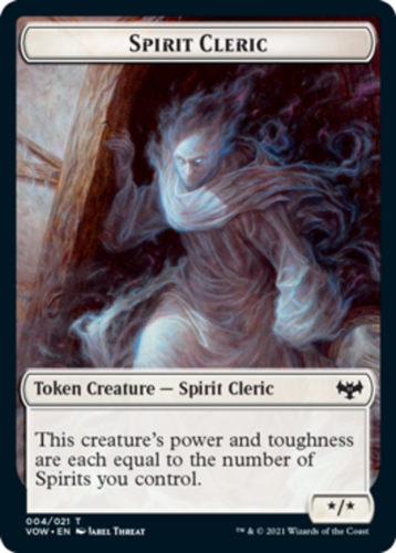 1x Spirit Cleric Token NM-Mint, English - Innistrad: Crimson Vow MTG - Picture 1 of 1