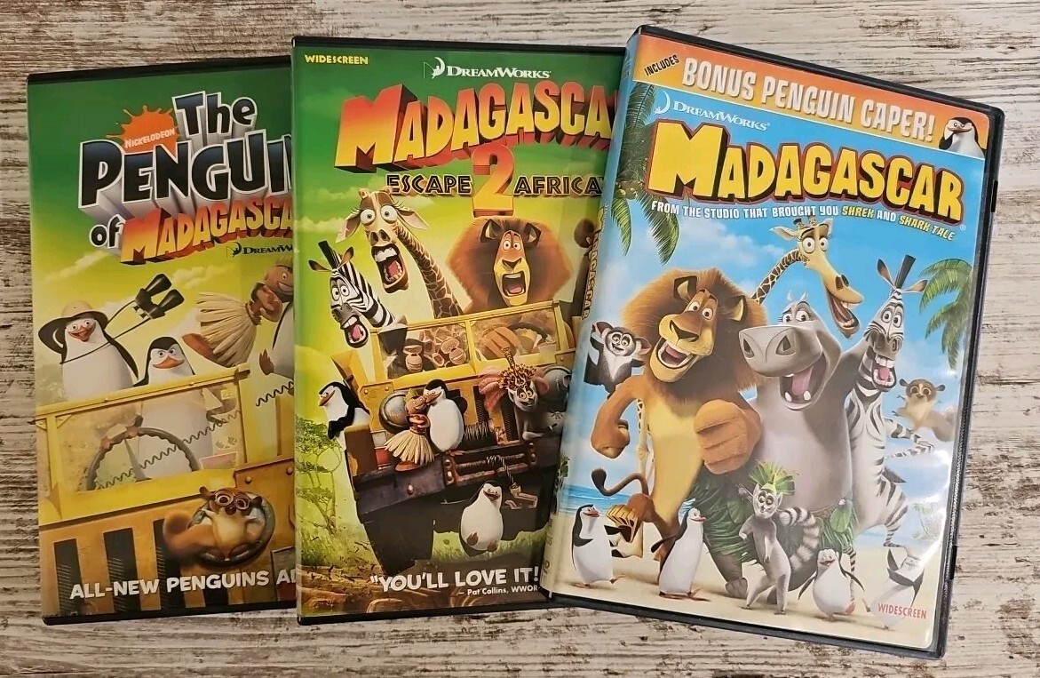 The Complete Madagascar Collection box set of 3 97361408644