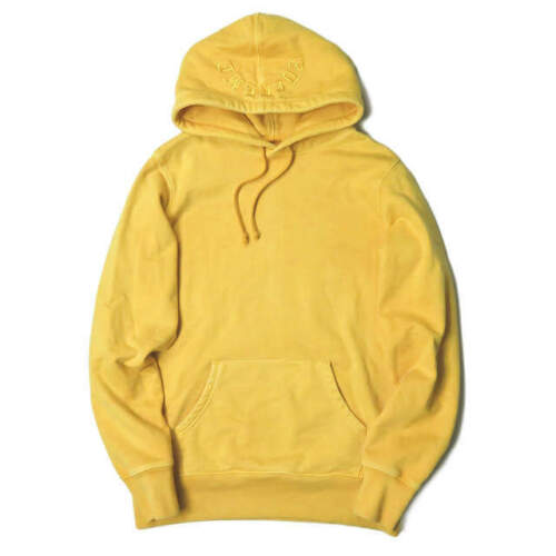 Supreme 17SS Overdyed Hooded Sweatshirt Over Die Sweat Pullover Hoodie S yel... - Picture 1 of 9