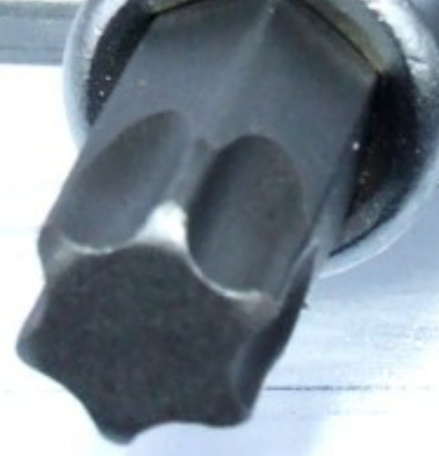 T45 Torx Socket Star Bit 1/2"drive 1pc Single Chrome Vanadium Steel T45 New - Picture 2 of 3