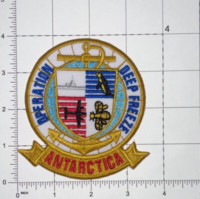 USN Operation Deepfreeze Antarctica Task Force 43 Patch Repro Repro A338