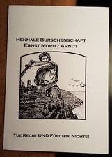 Pennale Burschenschaft Ernst Moritz Arndt Greifswald / Karte Studentika