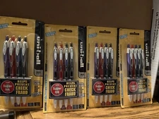 Uni-Ball Signo 207 Retractable Gel Pens, Medium 0.7mm, Assorted Colors -4 PACKS