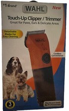 New Wahl Pet Touch-Up Clippers/Trimmer Cordless W/ 4 Guards For Paws/Face/Etc