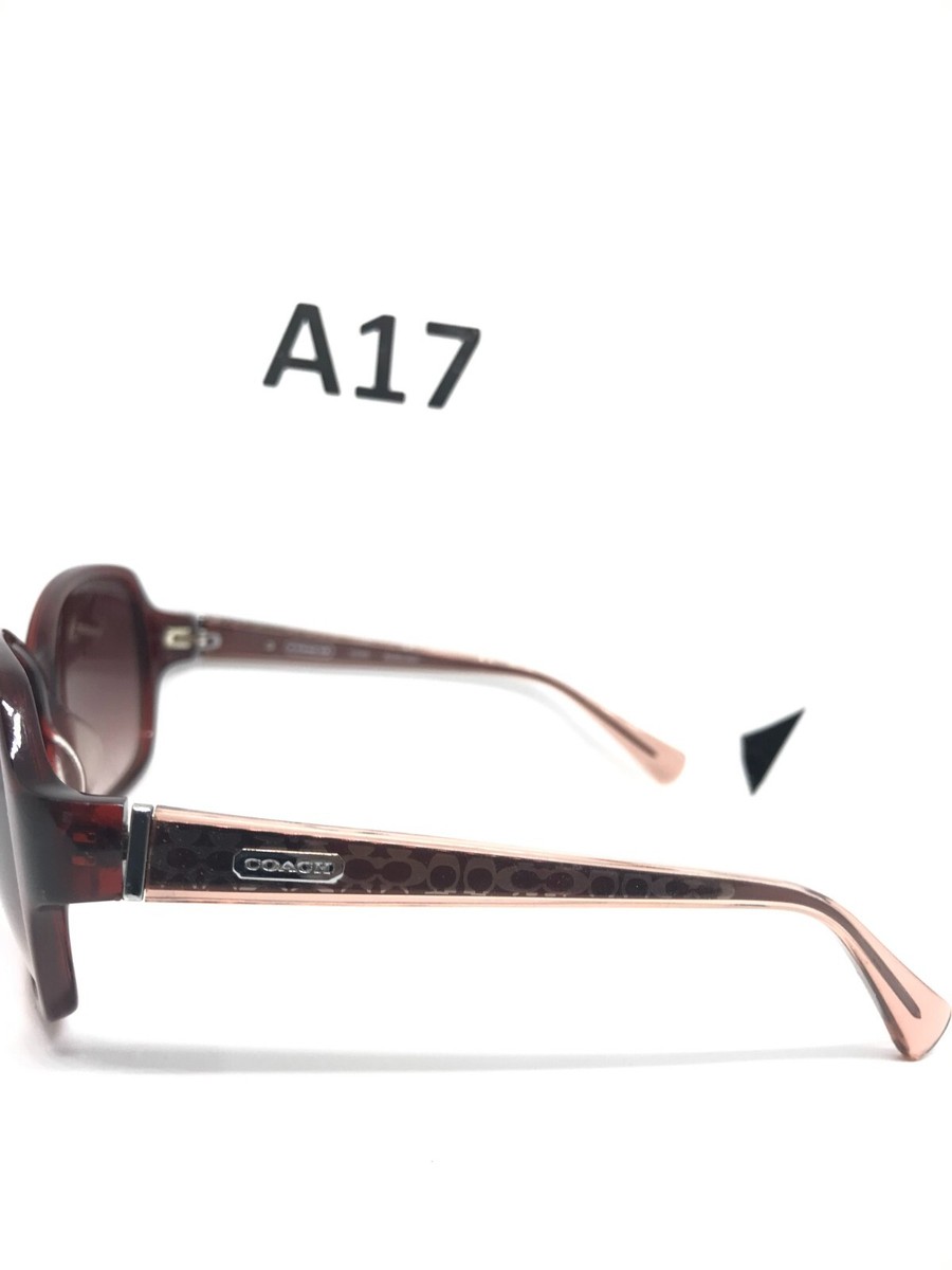 Women’s Coach Dark Brown Designer Sunglasses S2049 COACH SUNGLASSES S2049 burgundy 58-15 | eBay main image 3