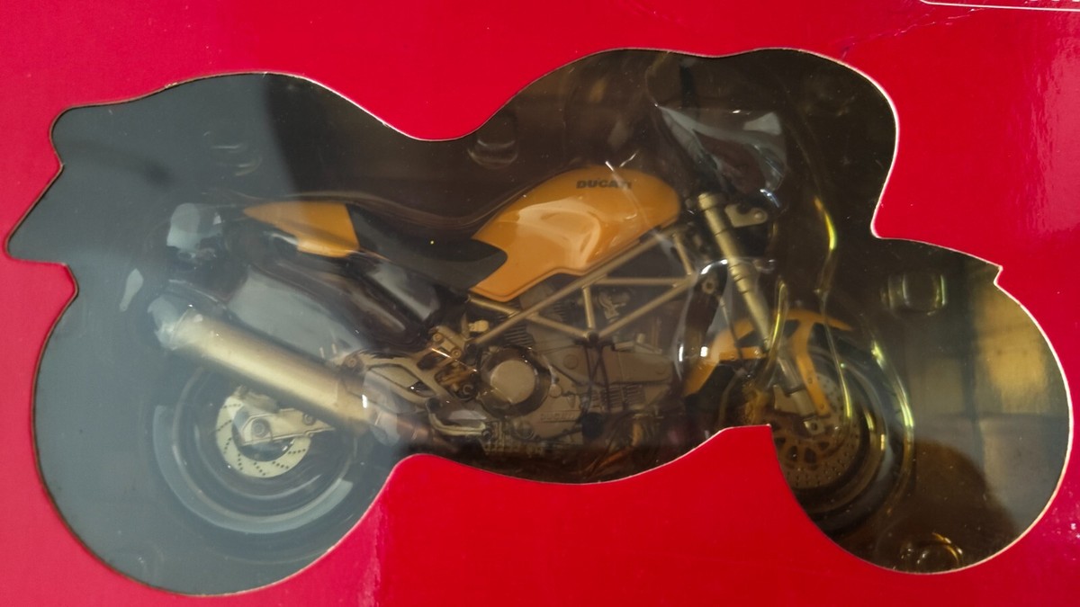 1/12 Ducati Monster x 3 Red, Yellow, Black Minichamps new factory