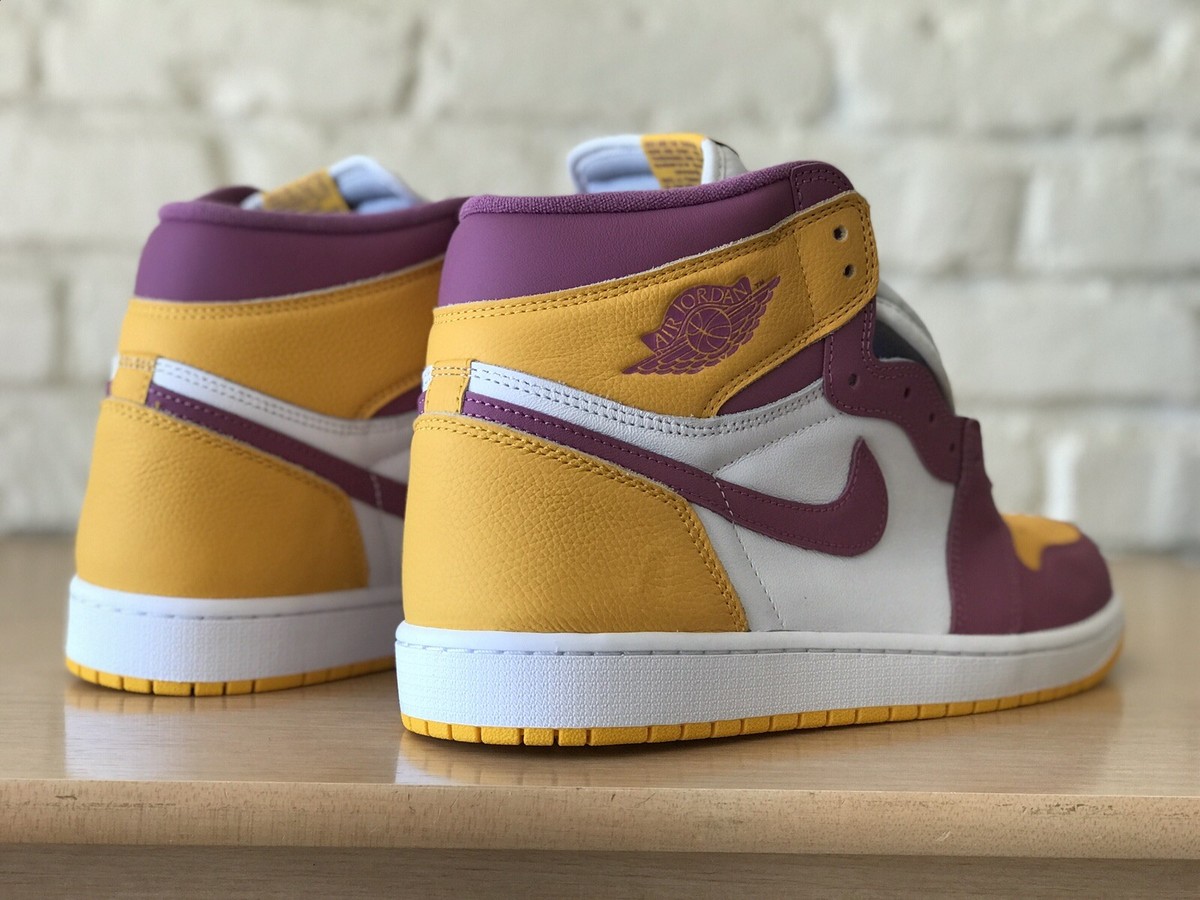 大翔 Nike Air Jordan 1 High Brotherhood 555088-706 Gold Yellow