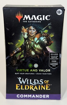 MTG Wilds of Eldraine Virtue and Valor Commander Deck | Precon | Magic | WOE