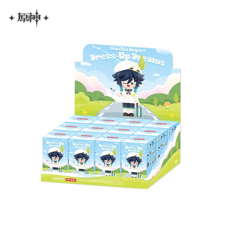ゲームキャラクター POP MART Genshin Box 12 Pieces POP MART miHoYo Genshin Impact 12 Pcs Set Figurine Blind Box