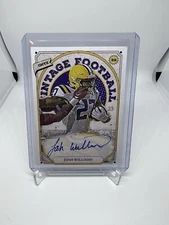 2023 ONYX VINTAGE JOSH WILLIAMS AUTO AUTOGRAPH #OAJW LSU On card