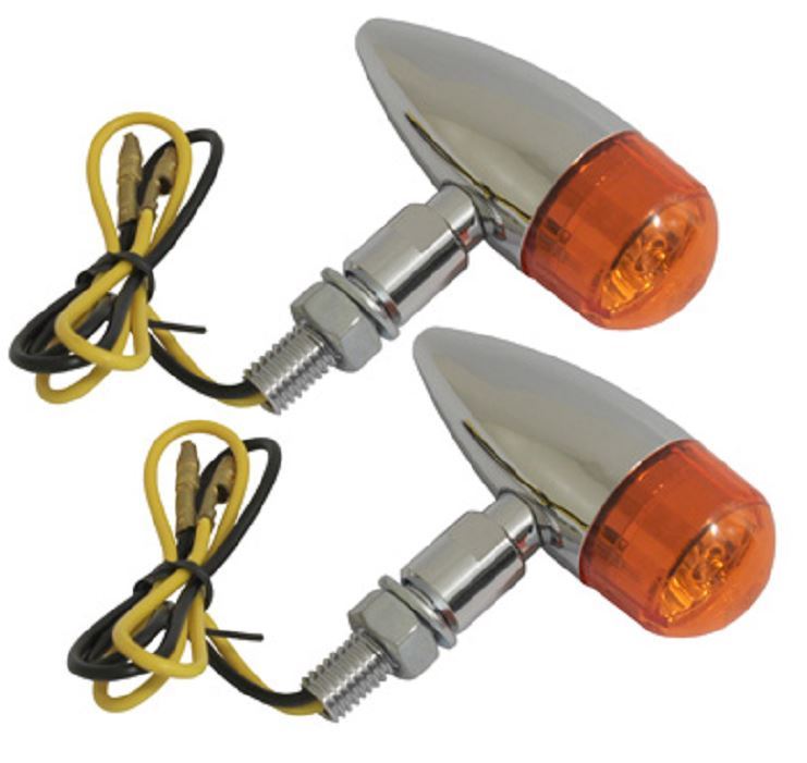 Clignotants moto vintage homologués pour remplacer vos feux plastiques cassés