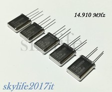 5 pz Quarzi 14.910 Mhz 14.91 Scheda Modifica Canali Alan 48 Radio CB - 5 pezzi