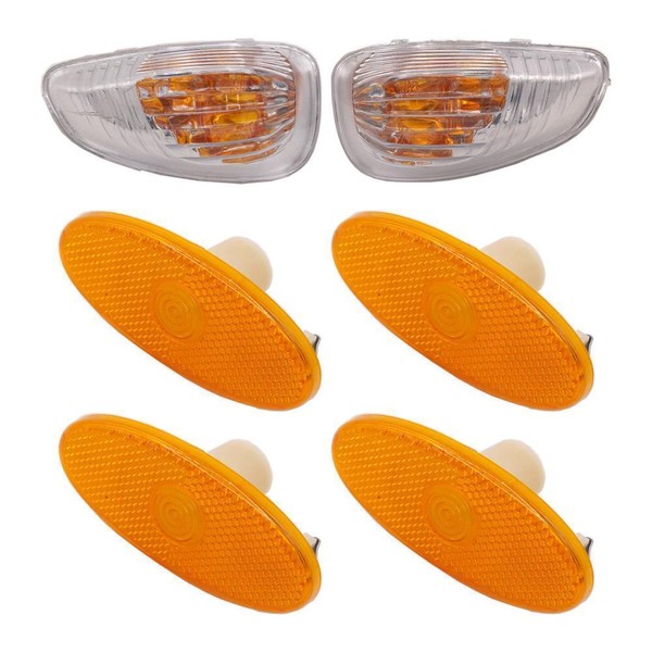 6-Tlg. You.S Original Blinker + Positionsleuchten SET FüR Renault Opel GM Nissan-image
