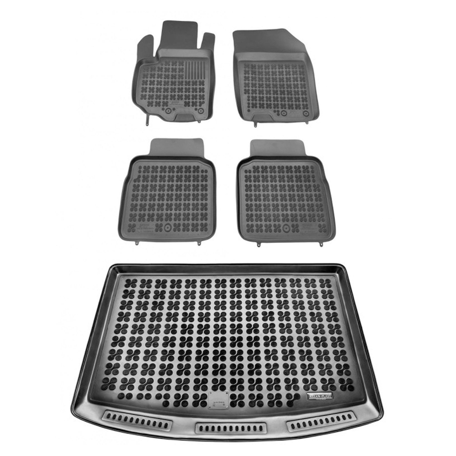 Tapis de sol Suzuki SX4 S-Cross étanches pour plancher supérieur du coffre