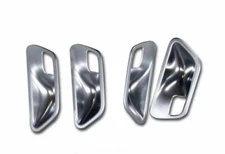 For BMW 3 4 Series GT 2013-2019 Matte Silver Inner Door Handle Bowl Cover Frame