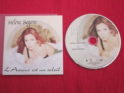 CD SINGLE HELENE SEGARA L'AMOUR EST UN SOLEIL PETITE DOULEURS 2003