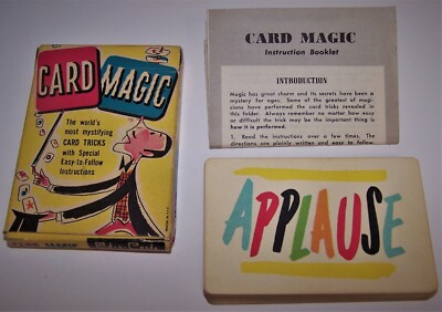 Vintage Card Magic Card Tricks by ED-U-Cards 1954 