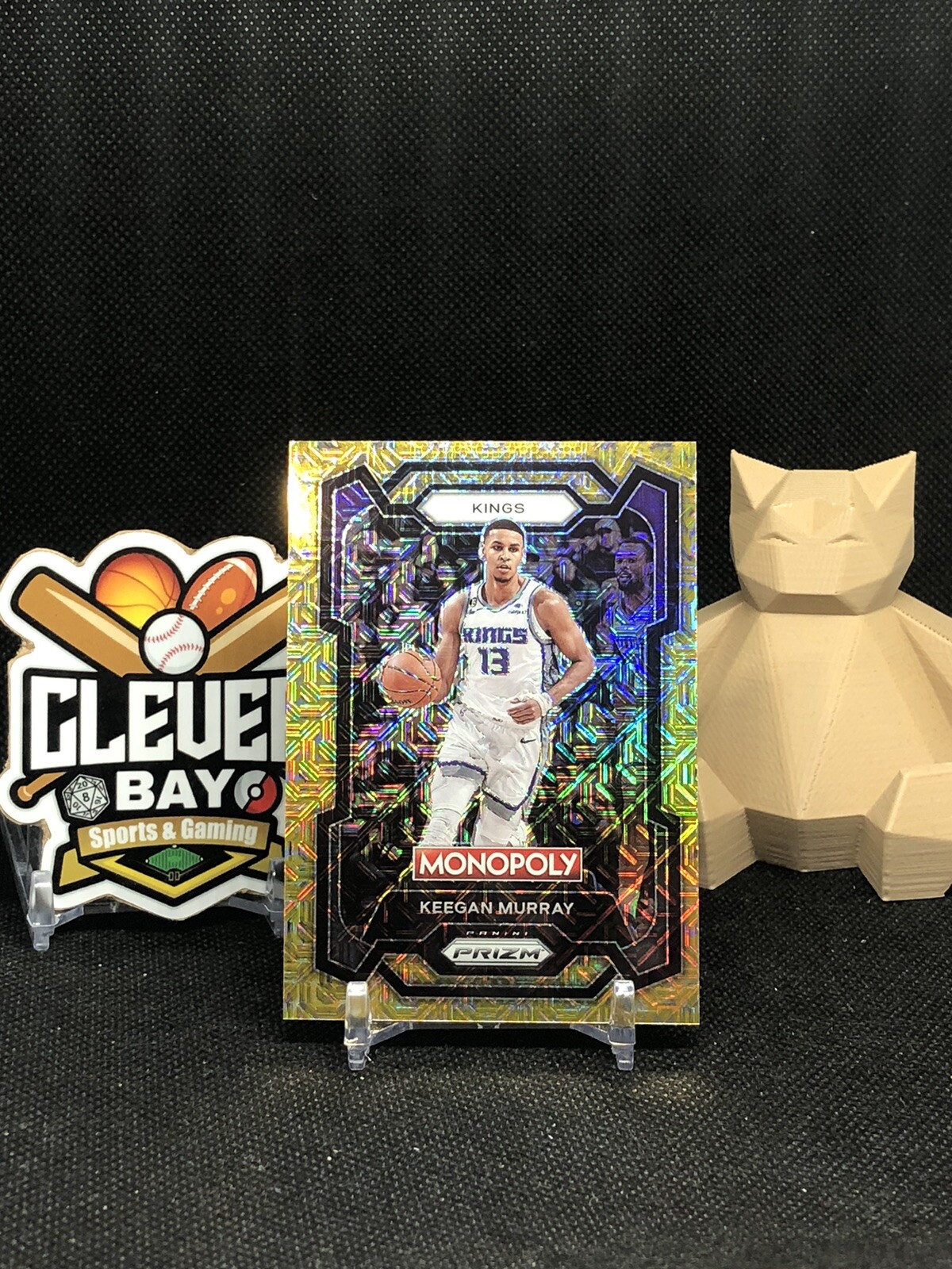 Keegan Murray 2022-23 Prizm Monopoly #78 Gold Money Shimmer #/500 (CBMH)