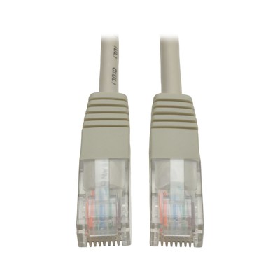 Tripp Lite 1FT RJ45 Stecker zu RJ45 Cat5e 350MHz geformte Patch-Kabel - grau
