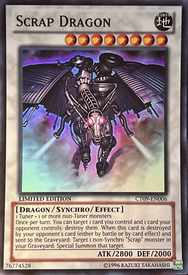 Scrap Dragon CT09-EN006 Limited Edition Super Rare LP
